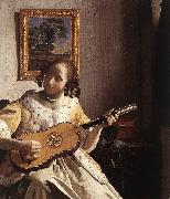 The Guitar Player rqw VERMEER VAN DELFT, Jan